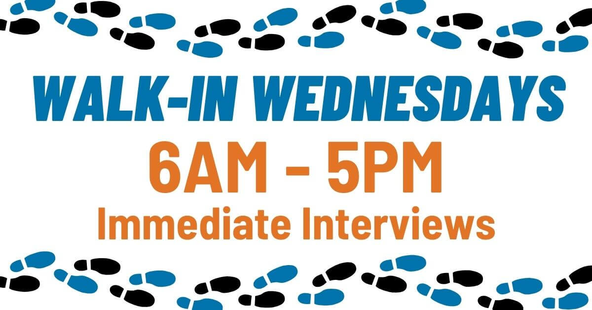 Webpage Cover Photo - Walk-In Wednesdays Alexandria Industries, hiring, jobs, immediate interviews